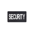 Security PVC Patch w/Hook Back Black/White